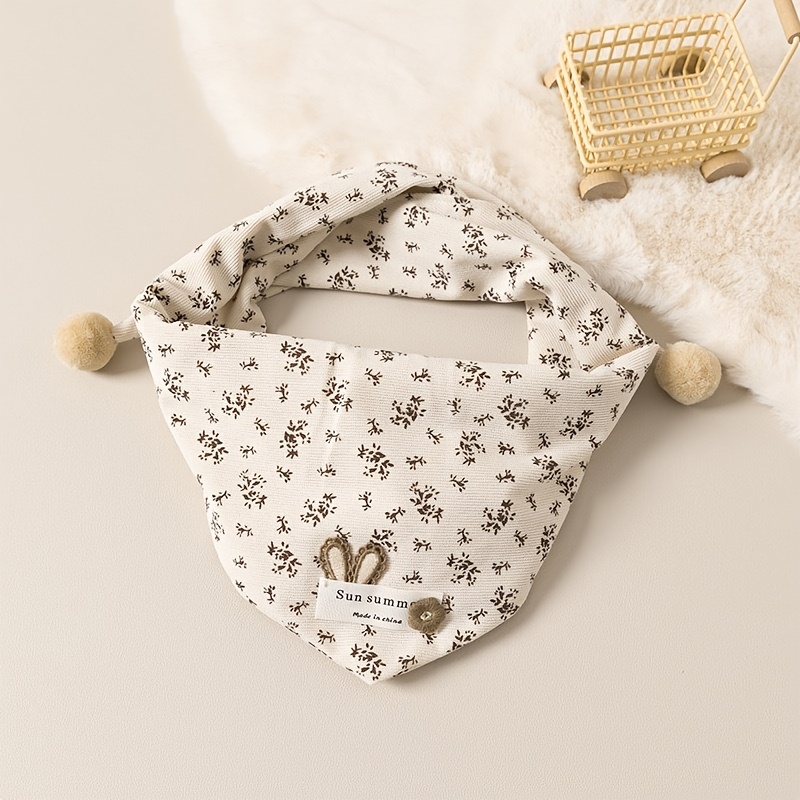 Cute Rabbit Triangle Scarf Soft Baby Scarf For Boys And Girls