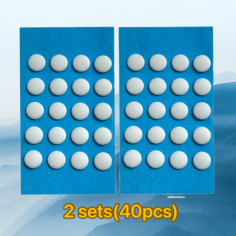 TEMU 2sets (40pcs) Ptfe Small Dot Universal Mouse Foot Sticker Special Bottom Sticker Mouse Electric Competition Foot Sticker