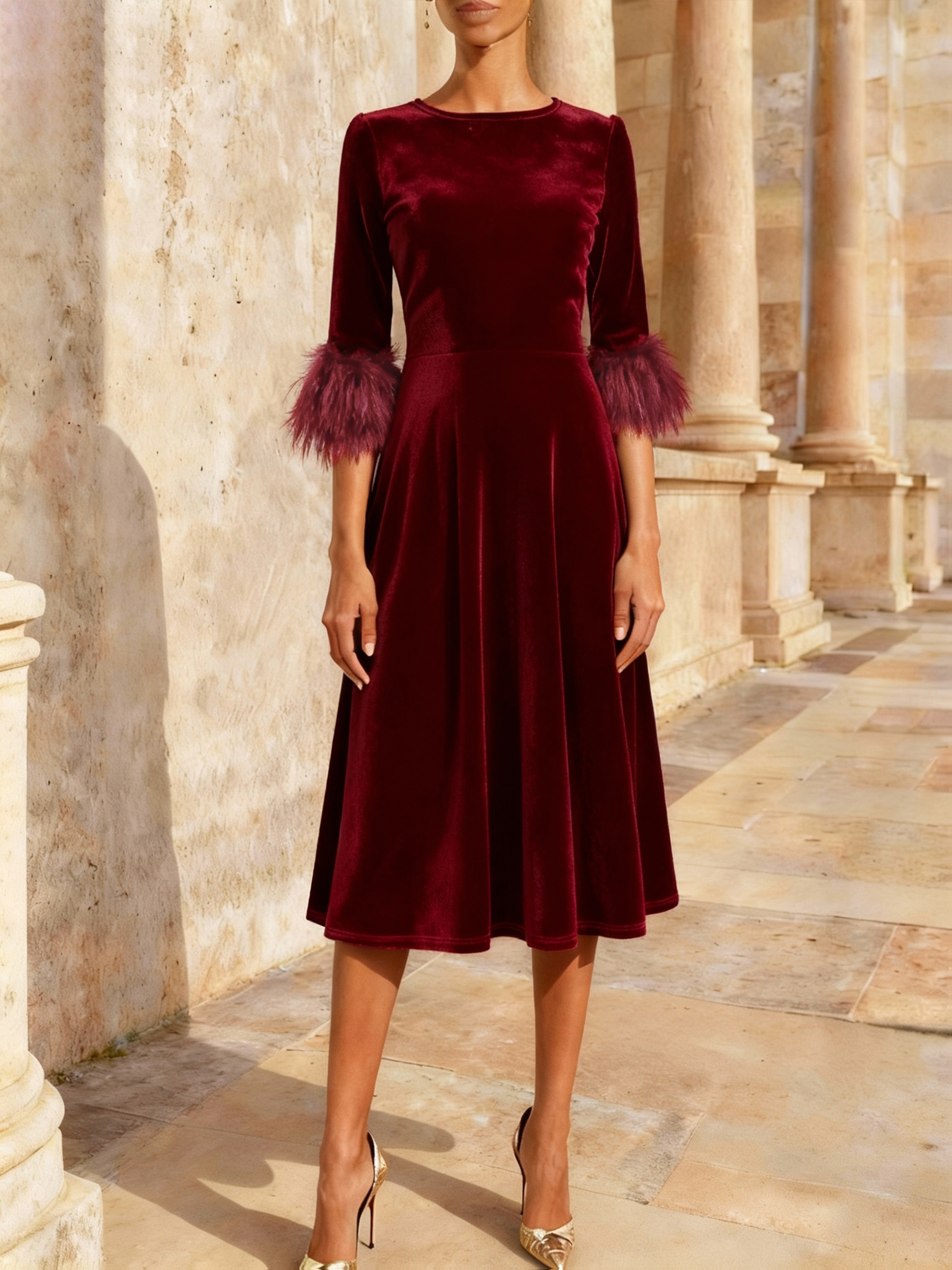 christmas dresses women sold on Temu Canada