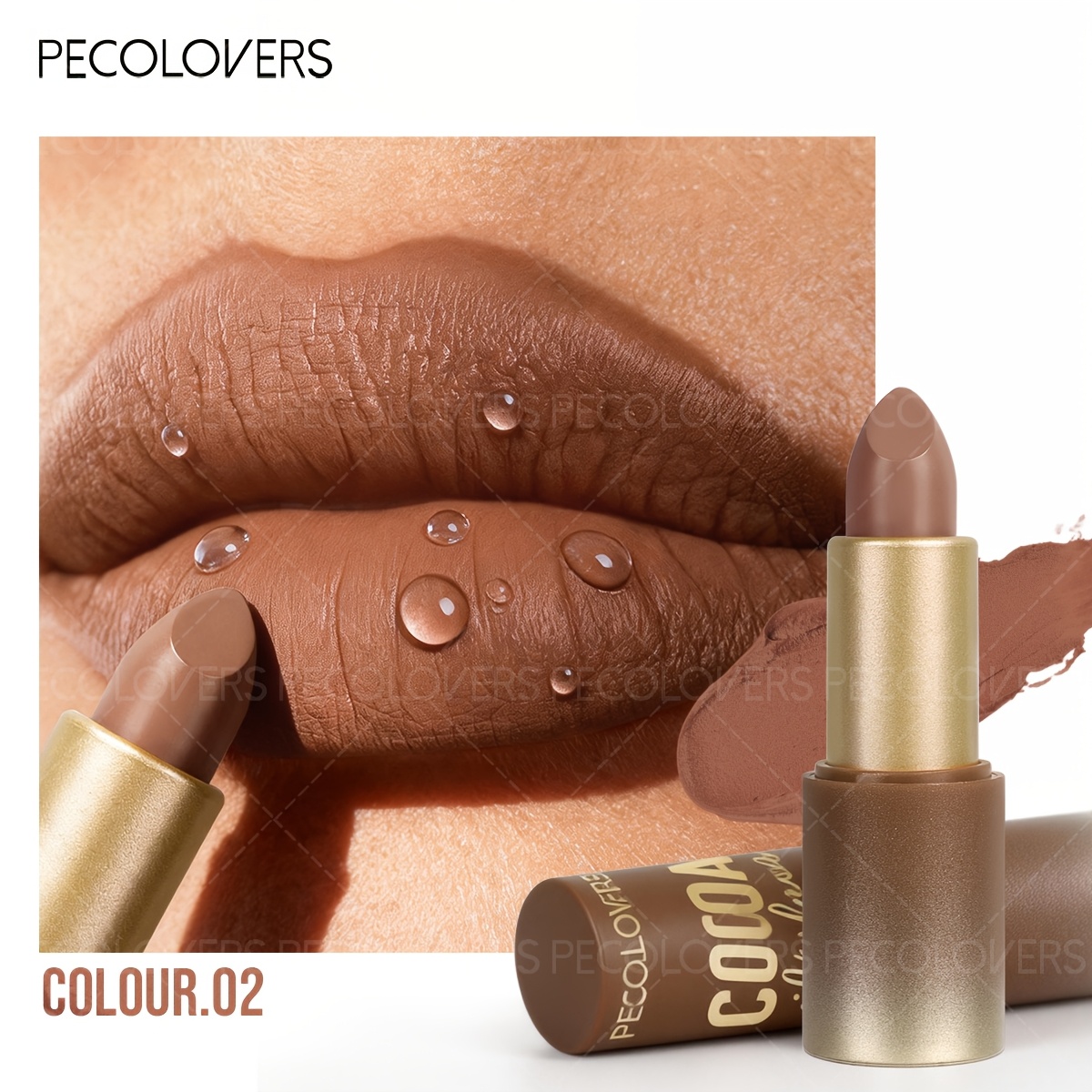 Image of 1pc Waterproof Long-lasting Lipstick, Matte, Non-greasy, Velvet Lip Liner With Smooth Texture, - Great For Everyday Use, Suitable For Women's Gifts, Easy To Apply Makeup, Beauty Essential