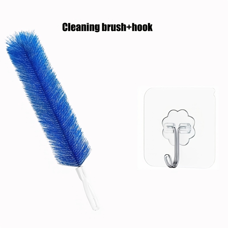 TEMU 2pcs, Cleaning Gadget And Hook, Window And Security Window Dusting Brush For Bed Sheets And Wall Cloth, Home Dusting Brush