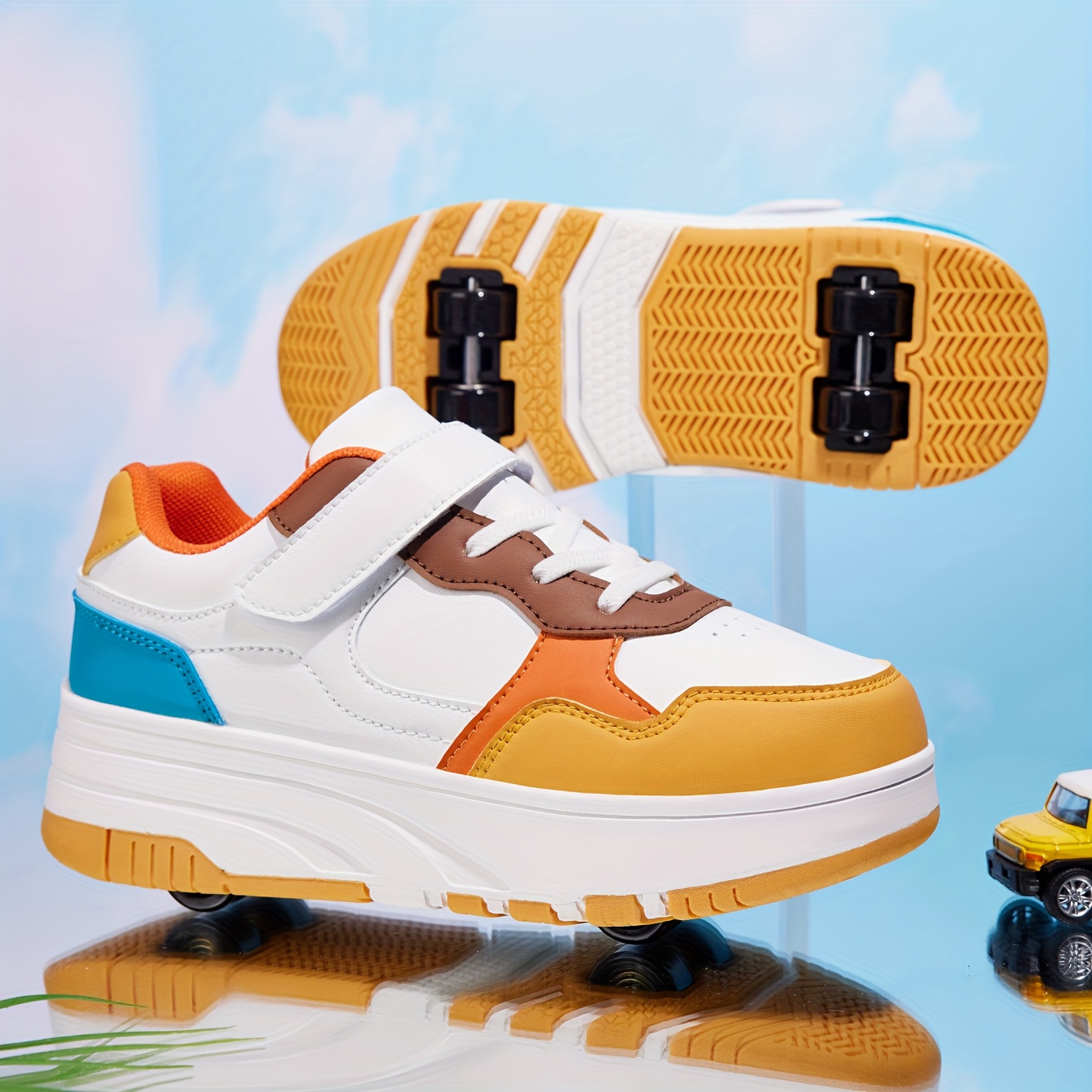 Nieuw trendy 1 paar meisjeskleurenblok