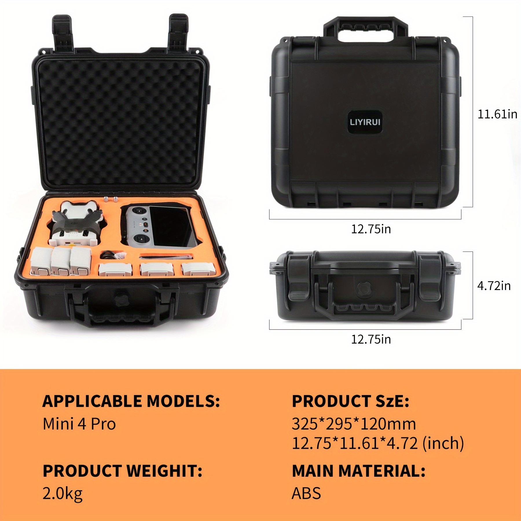 dustproof and     storage box   pre cut foam   for         pp     for     and   details 2