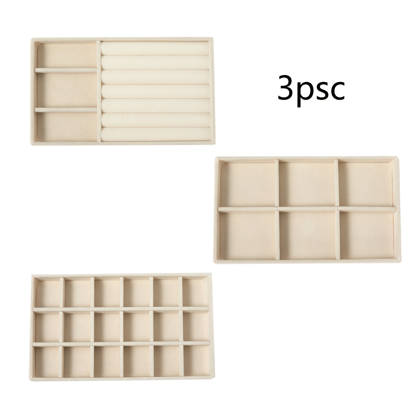 TEMU Drawer-style Display Jewelry Organizer Tray, Multi-functional Stud Earring, Hoop Earring, And Ring Dish, Jewelry Trays