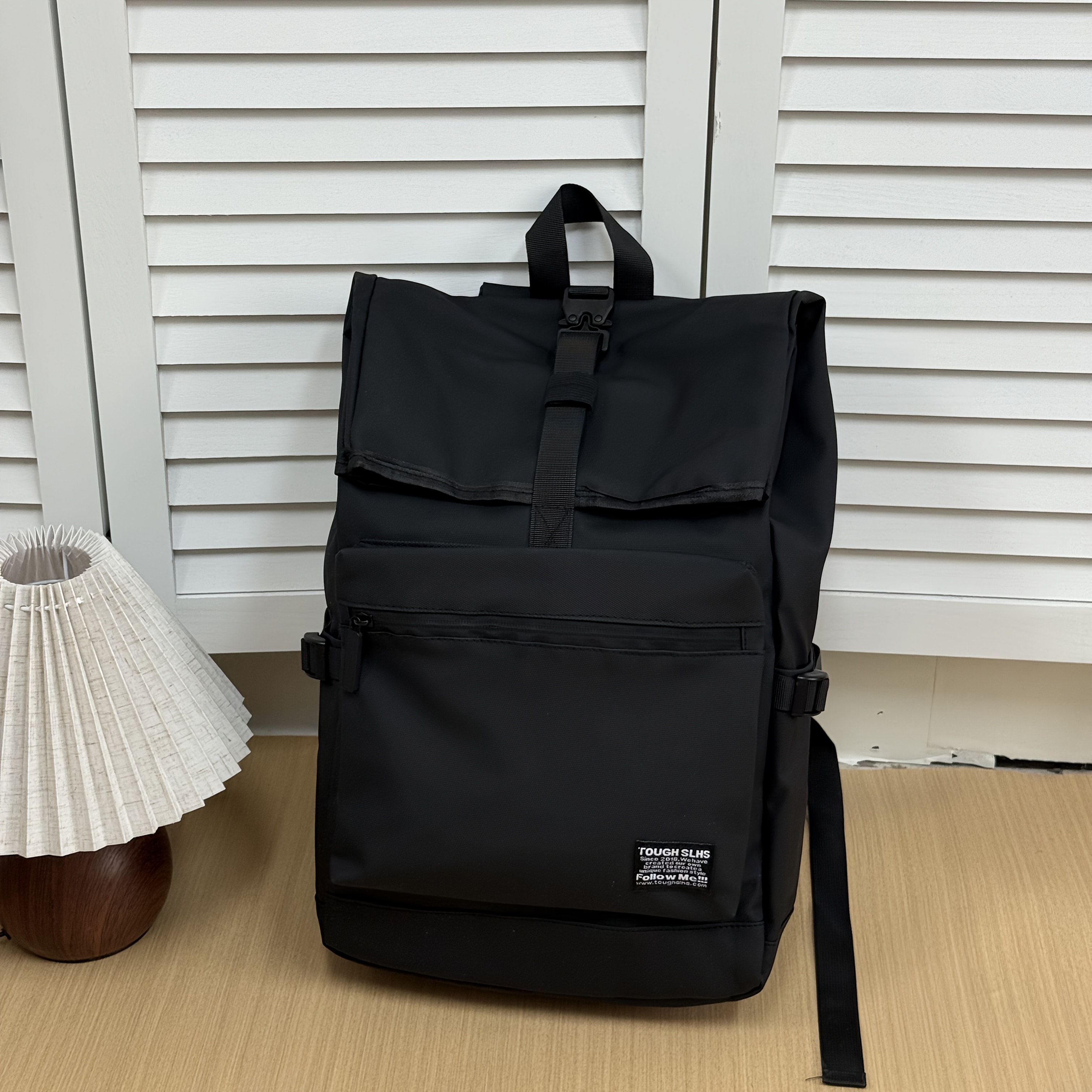 Men's Backpack With Canvas, Casual，large Capacity,,and Multiple Pockets For Wear Resistance And Multifunctional During Travel And Commuting