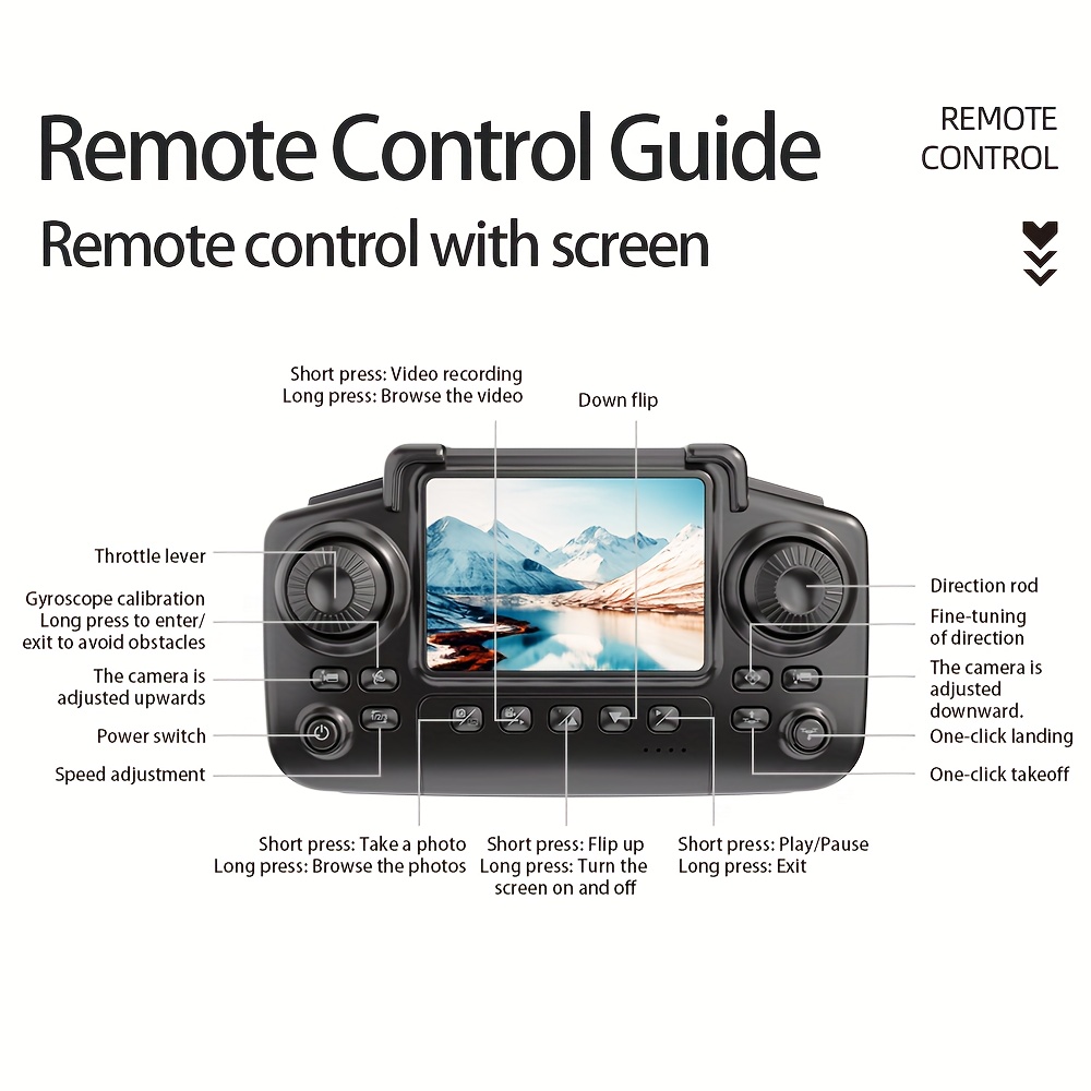 E55 Drone Brushless Optical Flow Drone S116 MAX- Dual Cameras, Screen-Controlled Remote for Outdoor Aerial Photography, 360° Obstacle Avoidance, WIFI FPV, Headless Mode, Phone App Control - Perfect for Halloween & Christmas Gifts