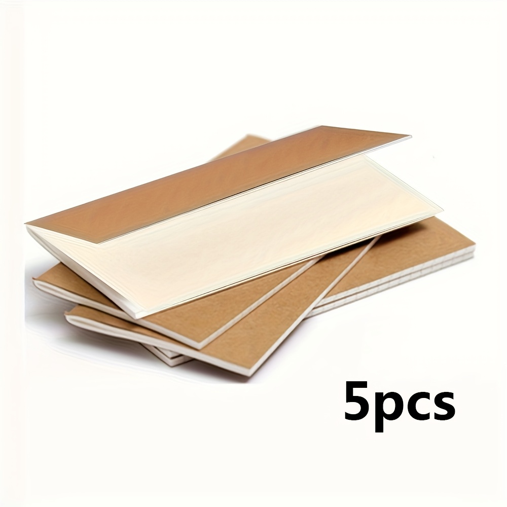 5-pack Pocket Notebooks, Smooth Unlined Paper, Portable Journal For Students, Office Supplies, Diary, Memo Pads, Message Books