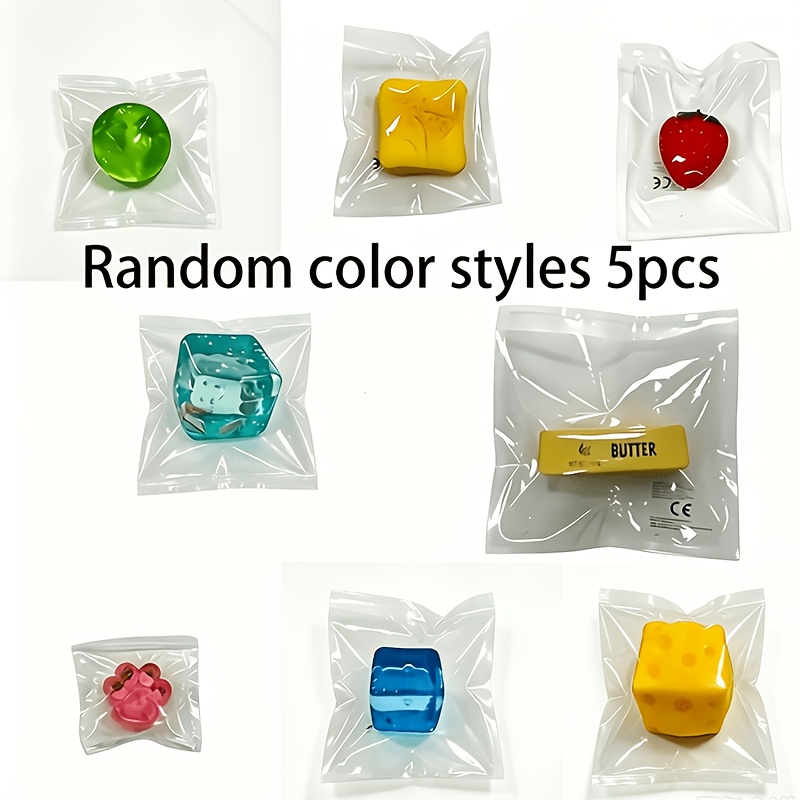 Image of 5pcs Squeeze Toy Gift Package. Soft Texture. Slow Rebound. Suitable As Birthday Gifts, Classroom Rewards, Party Favors, Gifts. Random Colors And Styles. Birthday And Holiday Surprise Gifts.