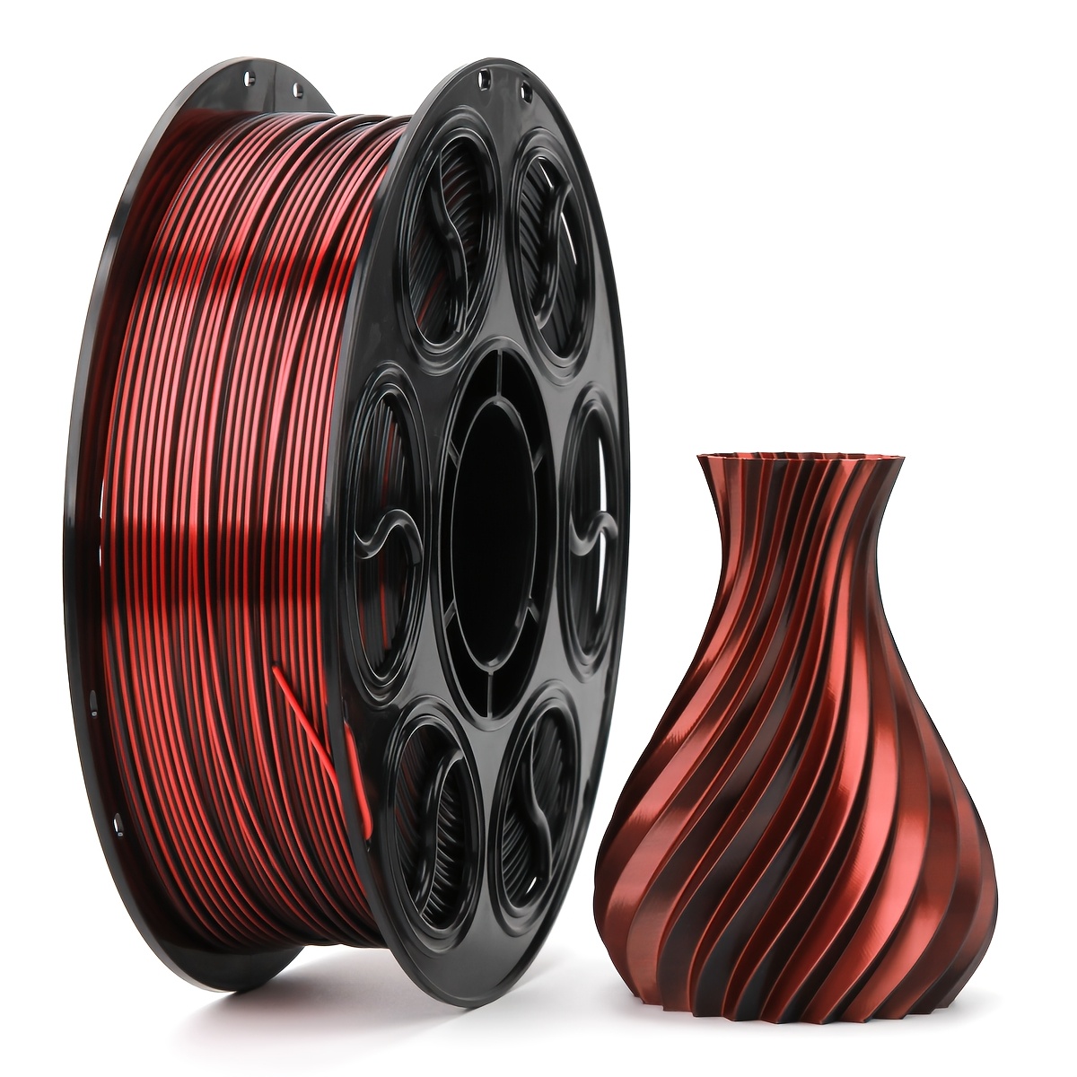 Filazoo 1.1kg Metallic Pla Filament, Shiny Glossy Metallic Finish 3d Printing Consumables, Compatible With Most Fdm Printers