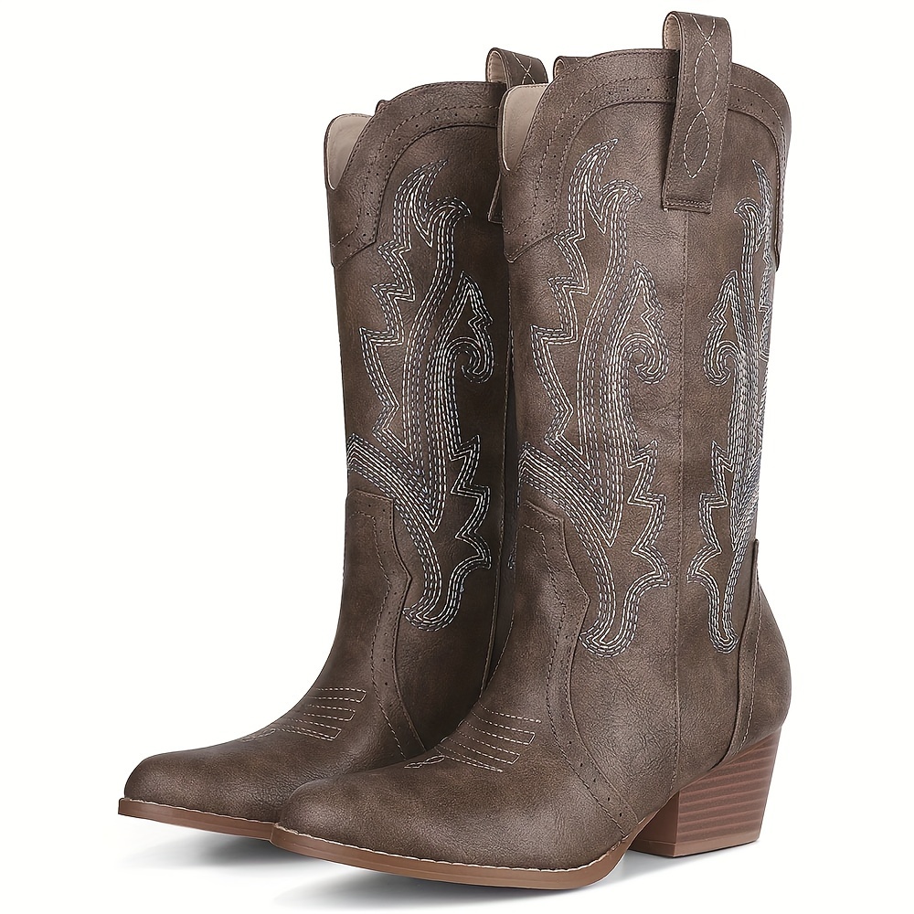

Women's Western Cowgirl Embroidered Boots