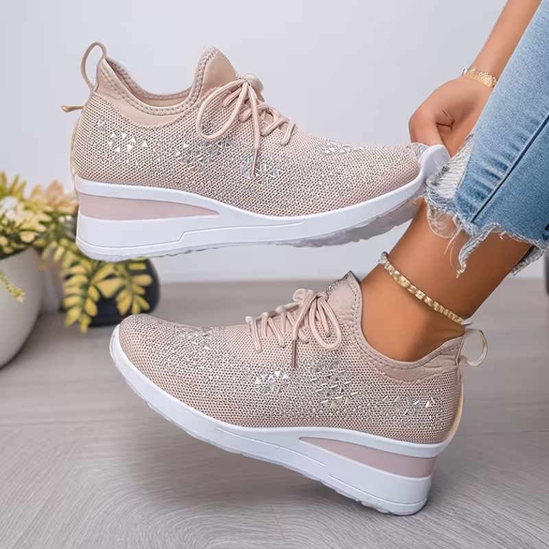a pair of beautiful sports shoes suitable for commuting home use and shoes leisure footwear stylish sneakers trendy footwear durable construction lowtop shoes shoes womens sneakers fashionconscious women Product details 1