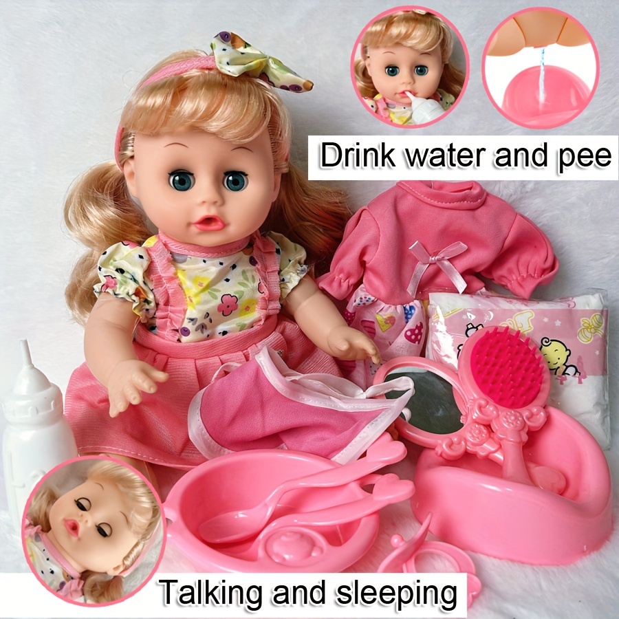 

Girl Doll Set - Perfect Birthday Gift, -tone Plastic, Includes Accessories