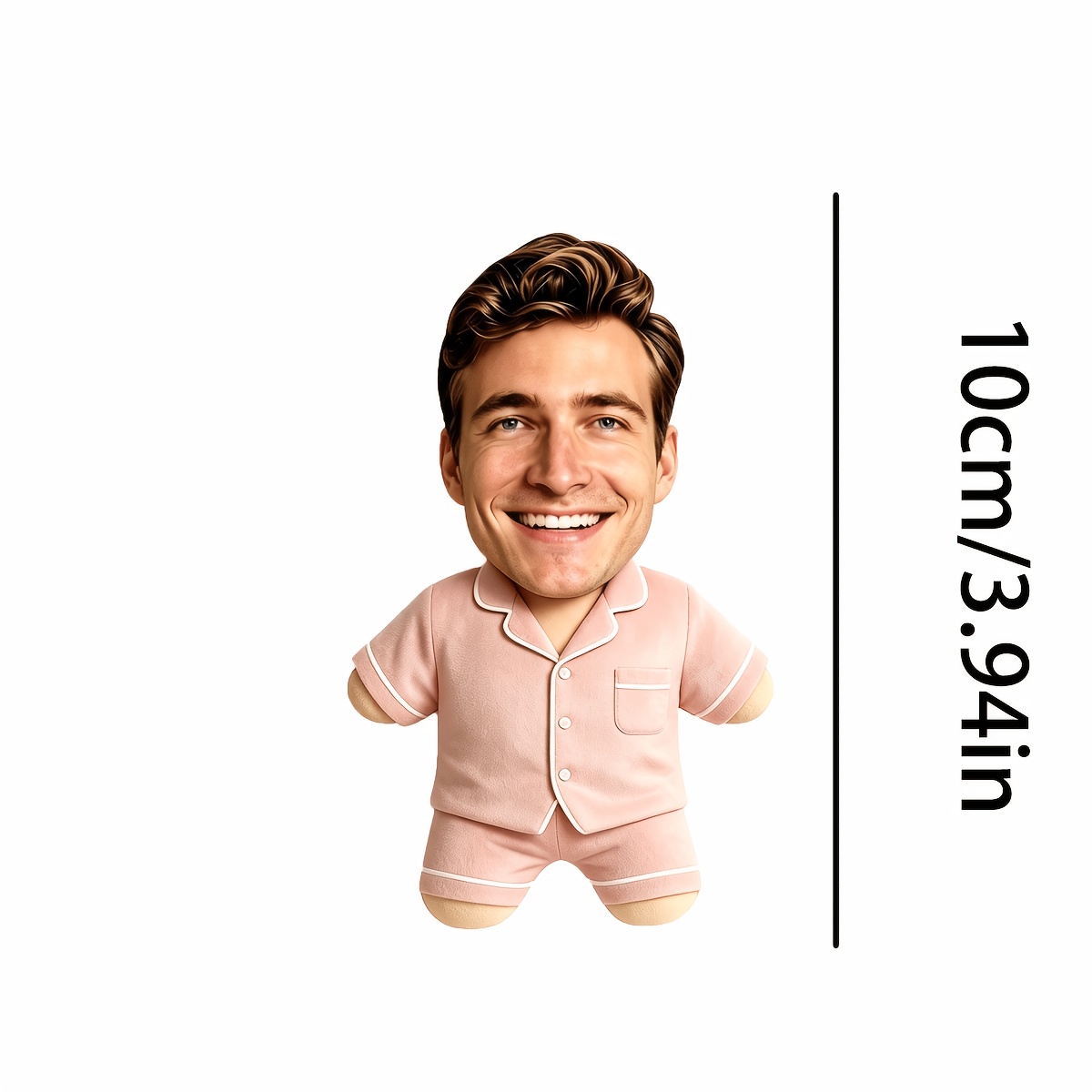 TEMU Bury Soft Plush Pillow, And Miss Them Without The Need For A Screen. Custom Face Doll Pillow: A Photo To Instantly Facial Features With
