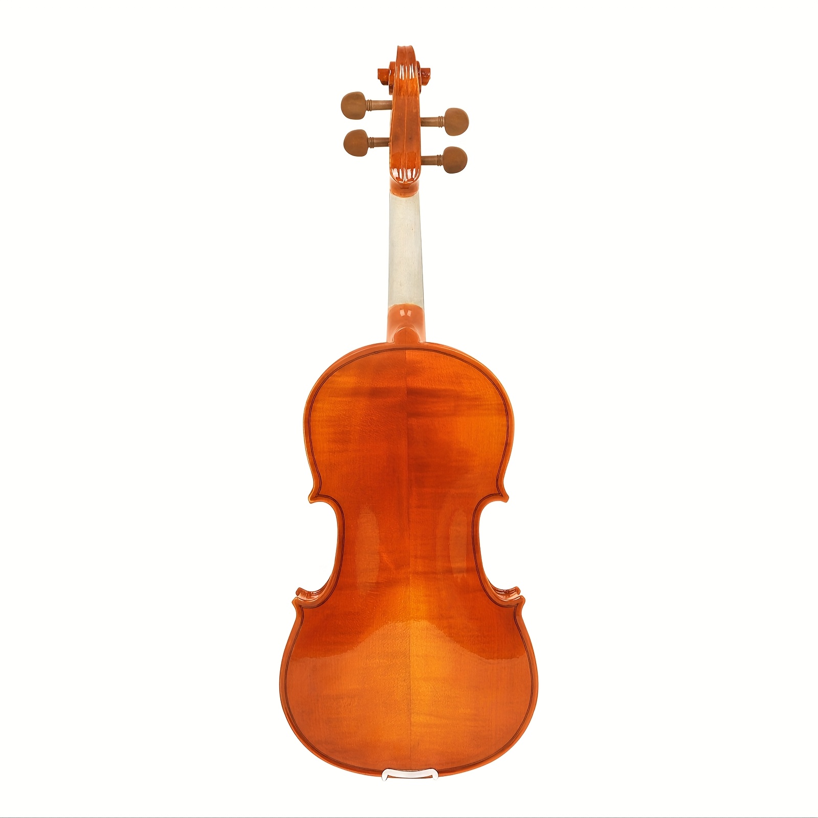Violín Aston Villa AV-609 4/4 - Cabeza Tallada a Mano, Frente de Abeto Secado al Aire y Parte Trasera de Arce, Diseño Tigre Natural, Accesorios en Madera de Almendro, Estuche Cuadrado Portátil, Sonido Delicado y Estable para Músicos Profesionales
