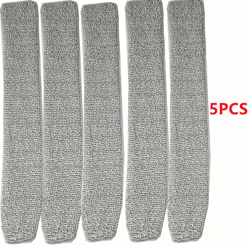 TEMU 5 Pack Suitable For Rotating Crevice Vacuum, Dust Mop & Pet Hair Sweeper Refill Cloths - Removable Microfiber Cleaning Sheets Compatible For