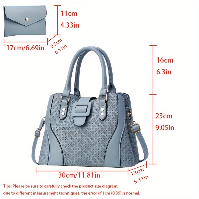 new woven two piece set fashion handbag women light luxury Temu Canada