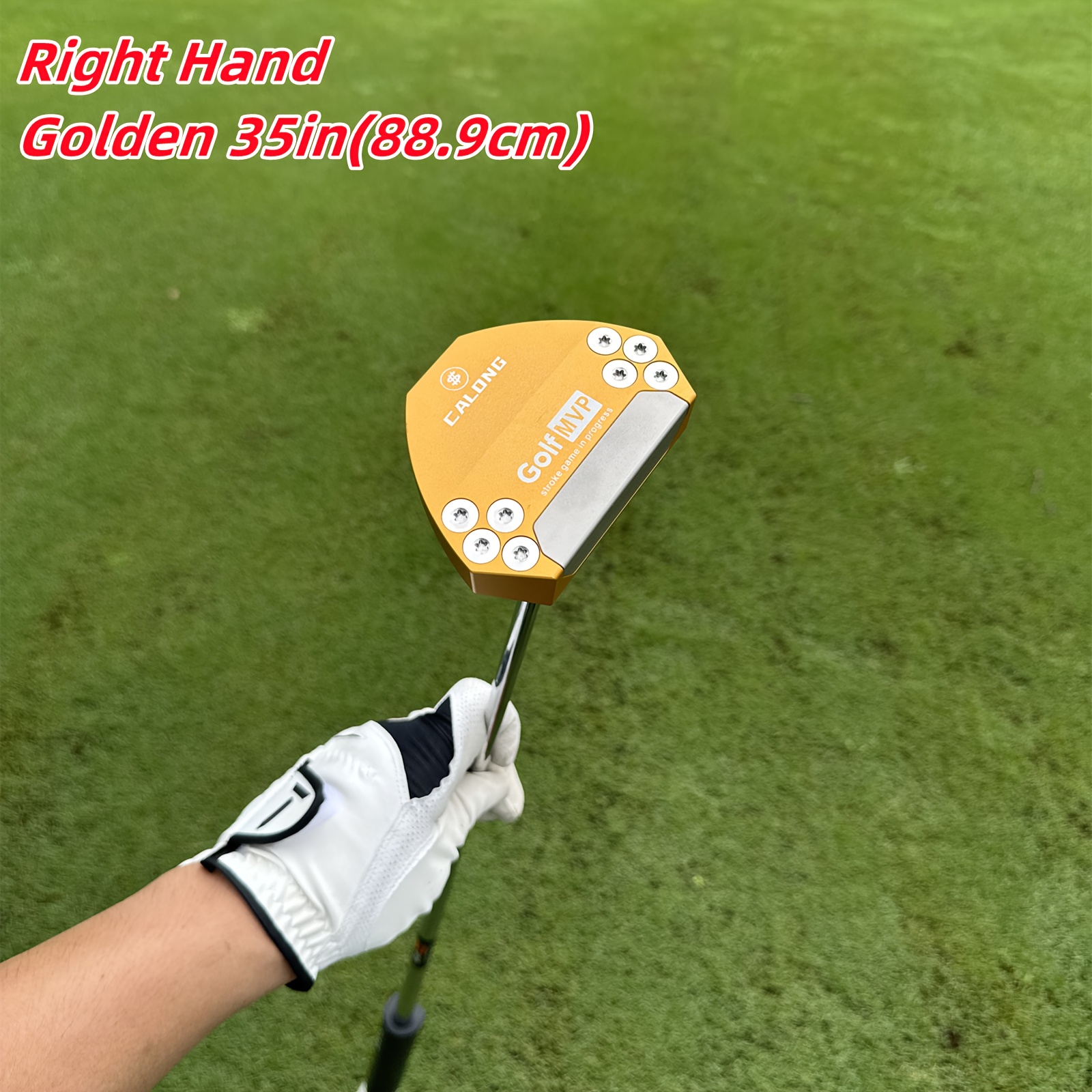 zero torque golf mvp golf putter black red golden 34 - Temu