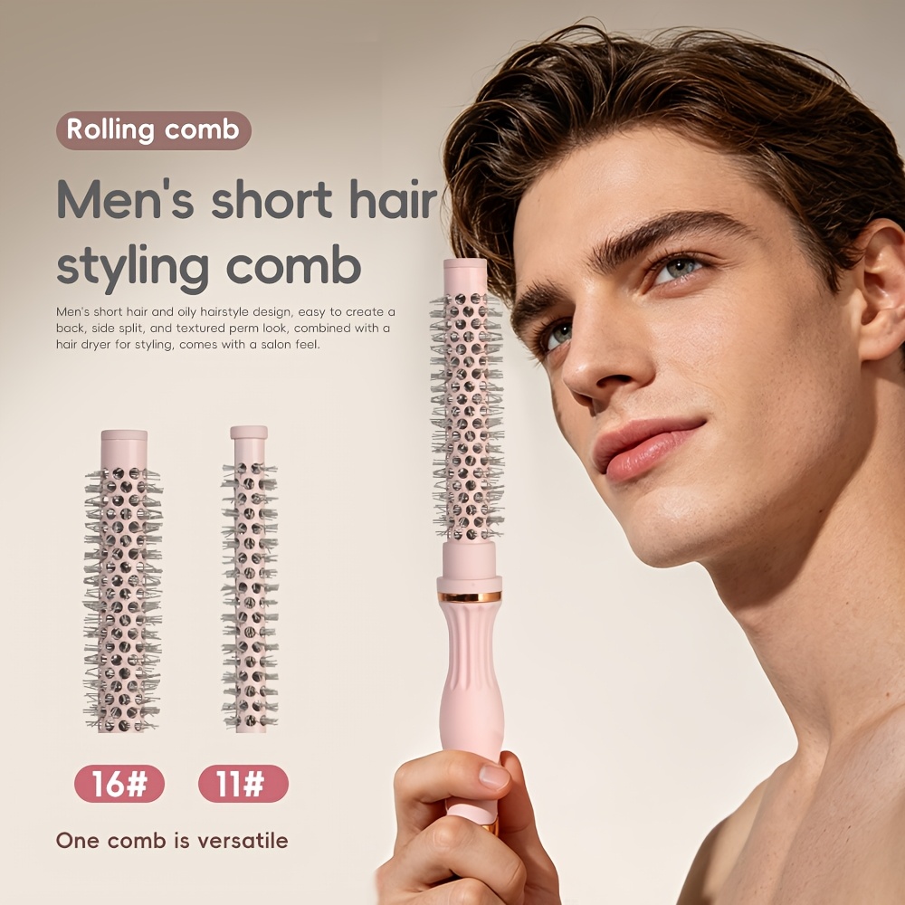 Salon-Grade Ceramic Thermal Curling Roller Comb