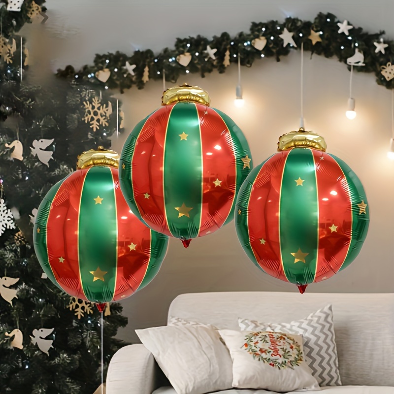 

3pcs, Christmas Lantern Foil Balloons, Christmas Party Decor, Holiday Decor, Indoor Outdoor Decor, Home Decor, Garden Decor