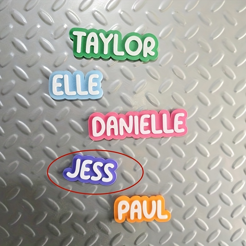 TEMU A Unique Magnetic Nameplate Gift Suitable For Giving Storage Cabinet Labels To , 1pc Acrylic Custom Double-layer Magnetic Refrigerator Sticker,
