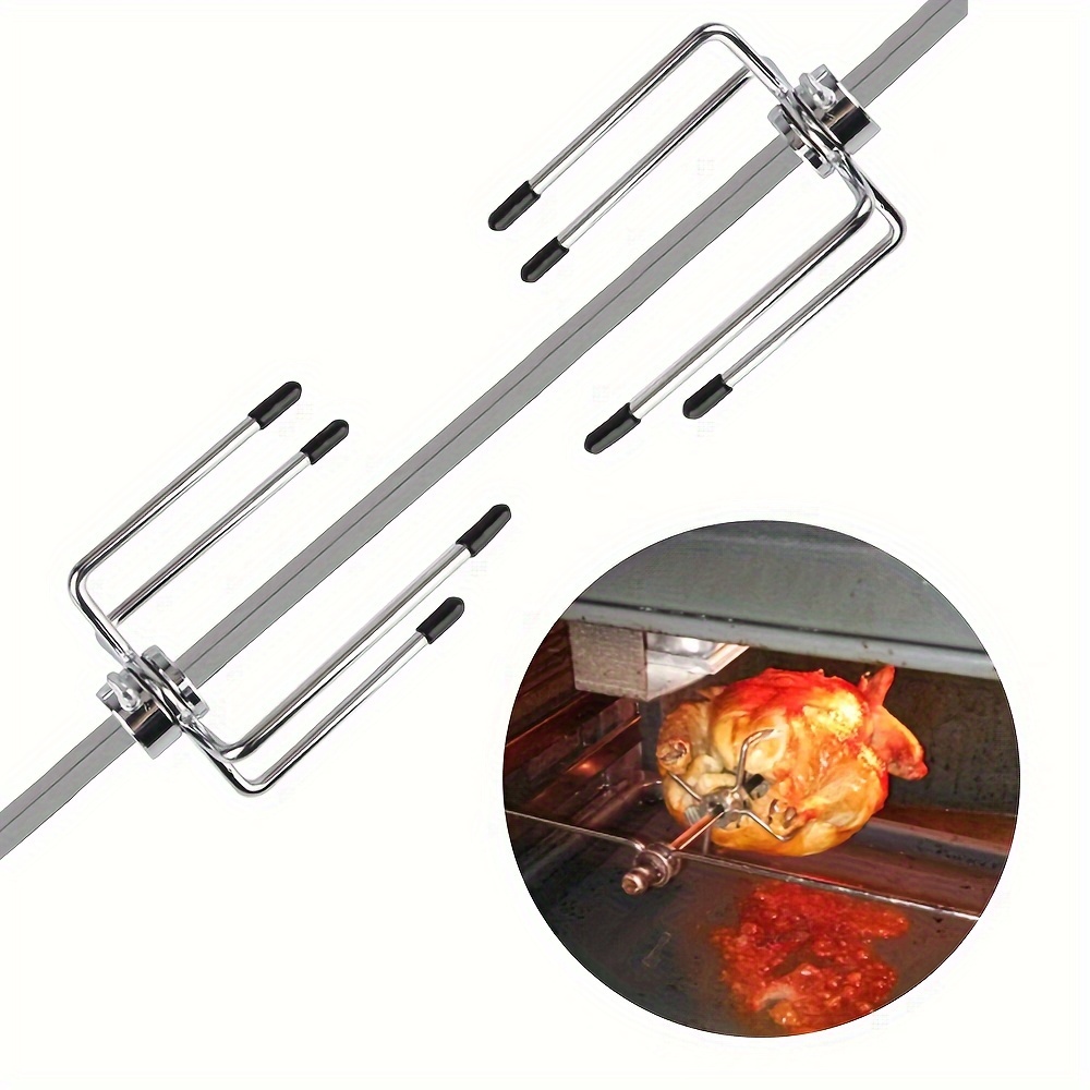 

Rotisserie Meat Fork Rotisserie Bbq Forks 2pcs/set Stainless Steel Bbq Forks Charcoal