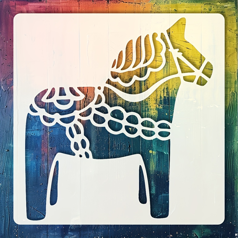 Reusable Plastic Pony Painting Templates: Diy Art, Scrapbooking, Home Decor, And More