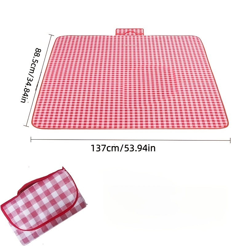 Image of Extra-large Outdoor Placemat, Foldable Beach Blanket, Portable Washable , Suitable For Travel And Camping Non-food Direct Contact