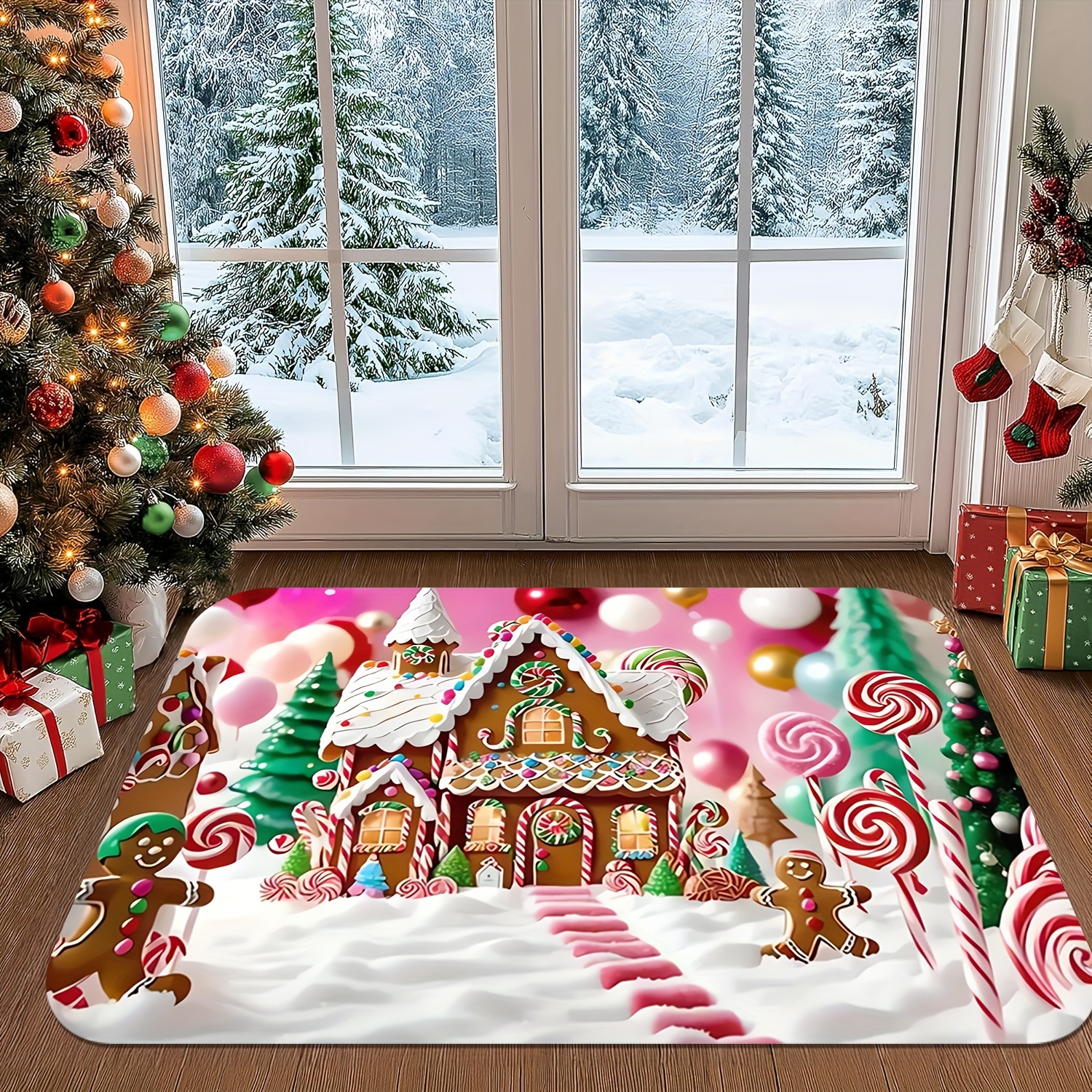 

Christmas - , , Polyester Foam Backing - For Bathroom, , , , Decor - Christmas Holiday