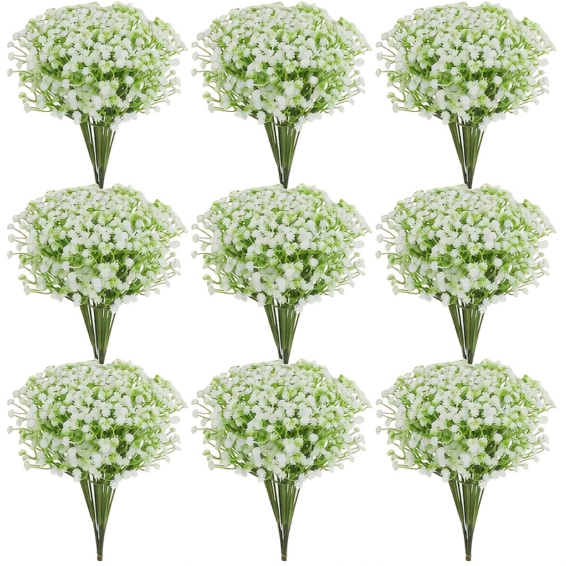 

20/40pcs 's Breath Green Plant Artificial Flowers Home Decoration Wedding Wedding Decoration Outdoor Artificial Flowers Props Decoration