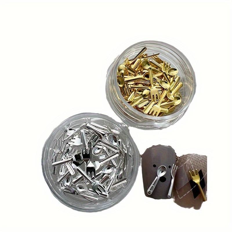 

Miniature Tableware Art - & Spoon For Diy , Foot & Accessories