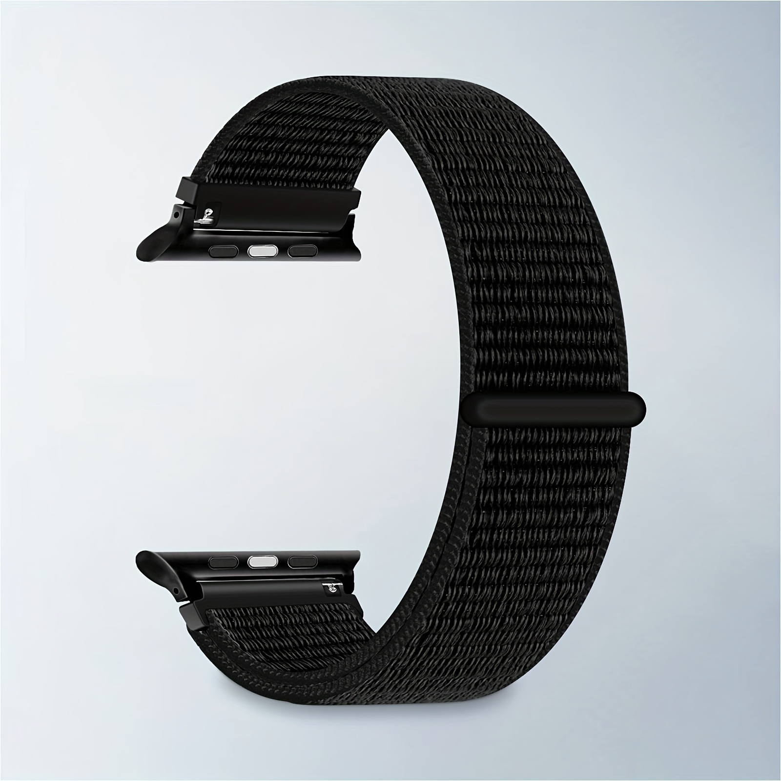 Image of Nylon Sport Bands Compatible With Watch Band 49mm 45mm 46mm 44mm 42mm 41mm 40mm 38mm Women Men, Adjustable Sport Solo Loop Bands For Iwatch Series 11 10 6 5 4 3 Se Ultra 2 1