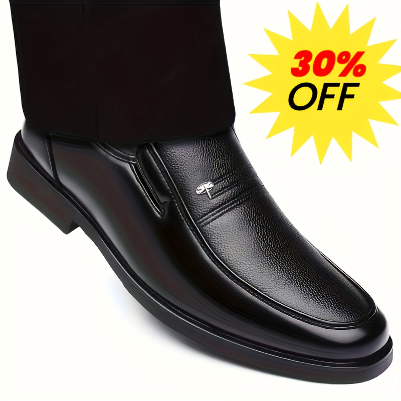 품목 사진 남성용 정품 로퍼, 부드러운 밑창, 비즈니스 캐주얼 슈즈, 미끄럼 방지 및 내마모성 풀온 옥스포드 슈즈