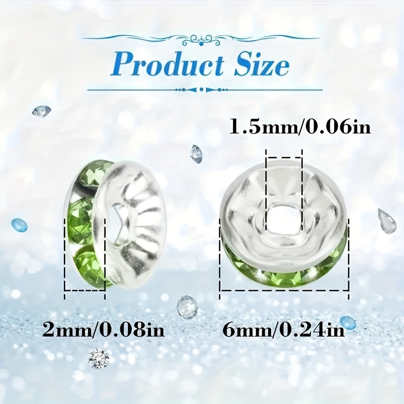 300pcs Multicolor Spacer Beads Kit for DIY Jewelry