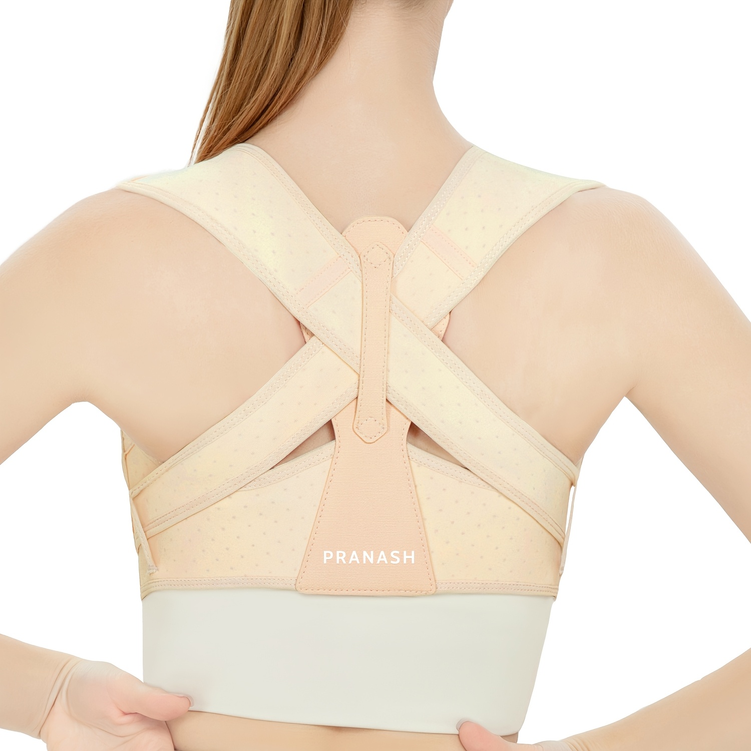 TEMU A Lightweight And Breathable Posture Support For Men And Women, Discreet Enough To Wear Under Clothing For Work And Everyday Use