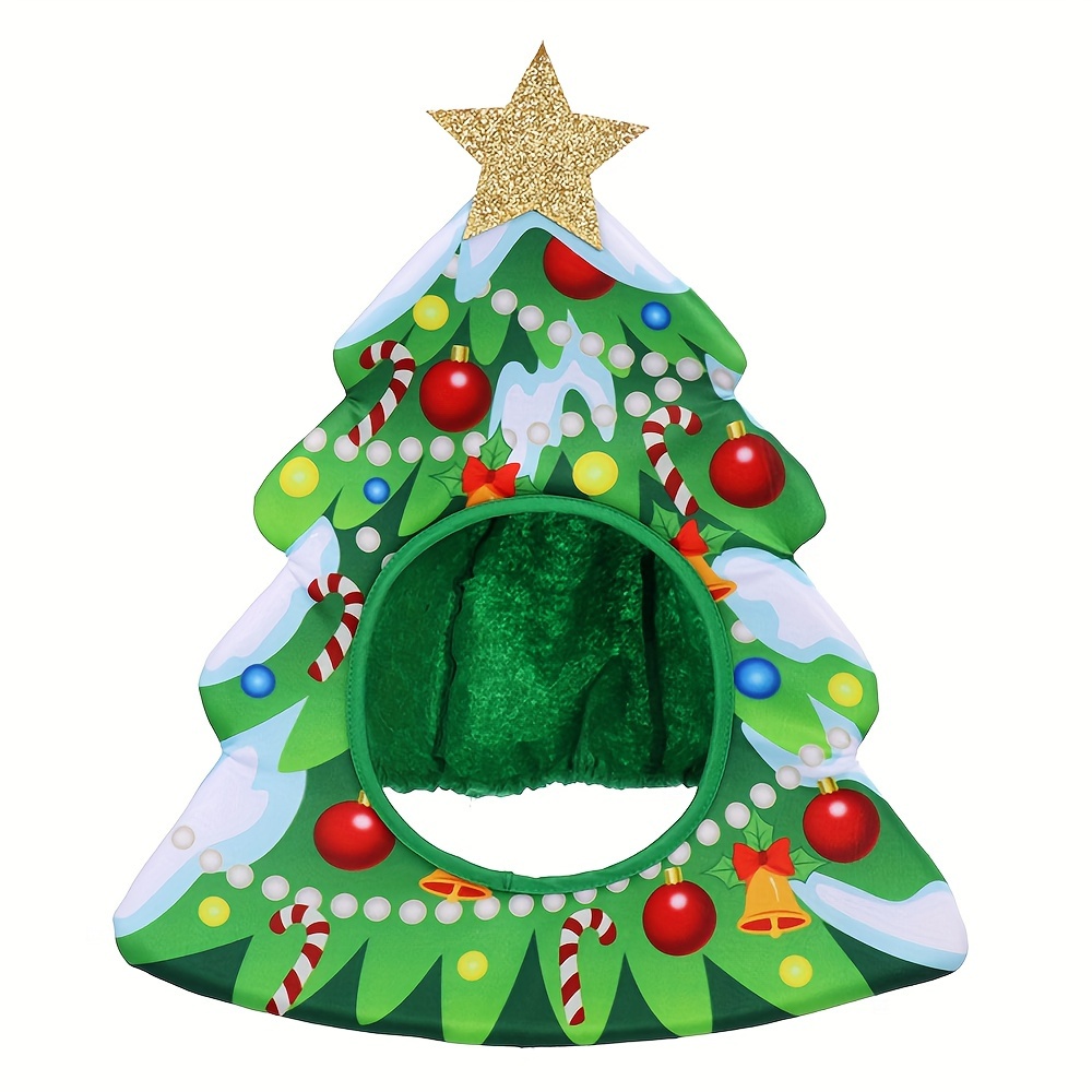 TEMU 1 sombrero festivo de Navidad - Gorro de cosplay de lona para fiestas y , sin pilas necesarias para Navidad, , San Valentín de