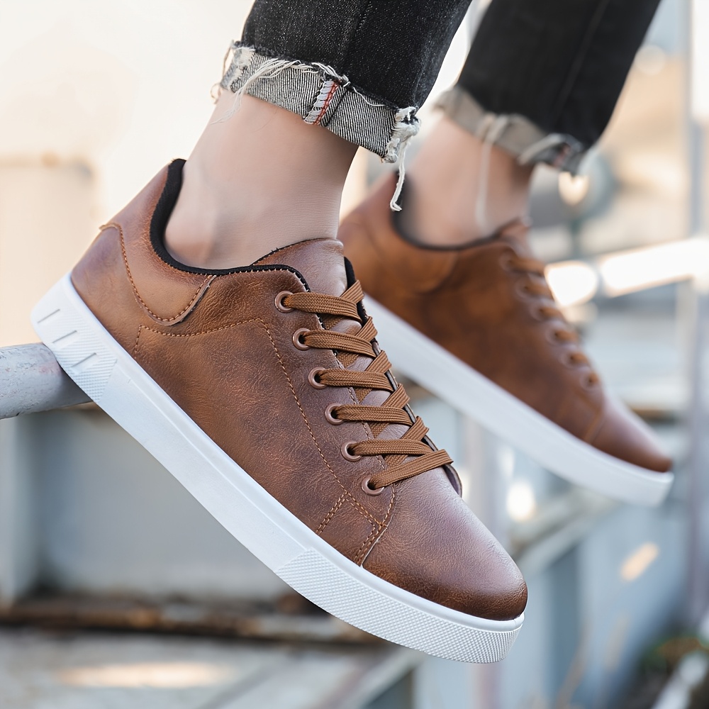 Zapatillas de Skate para Hombre Antideslizante con Acolchado,  Plataforma Gruesa para Mayor Altura y Absorción de Parte