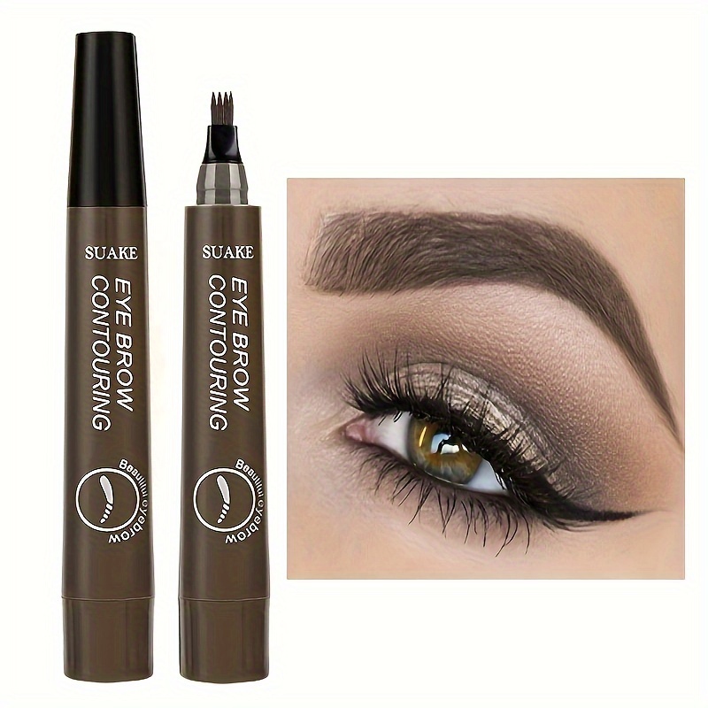 2024 magic eyebrow pencil 3d waterproof ultra fine precision tip for natural look   in light brown dark   brown grey black