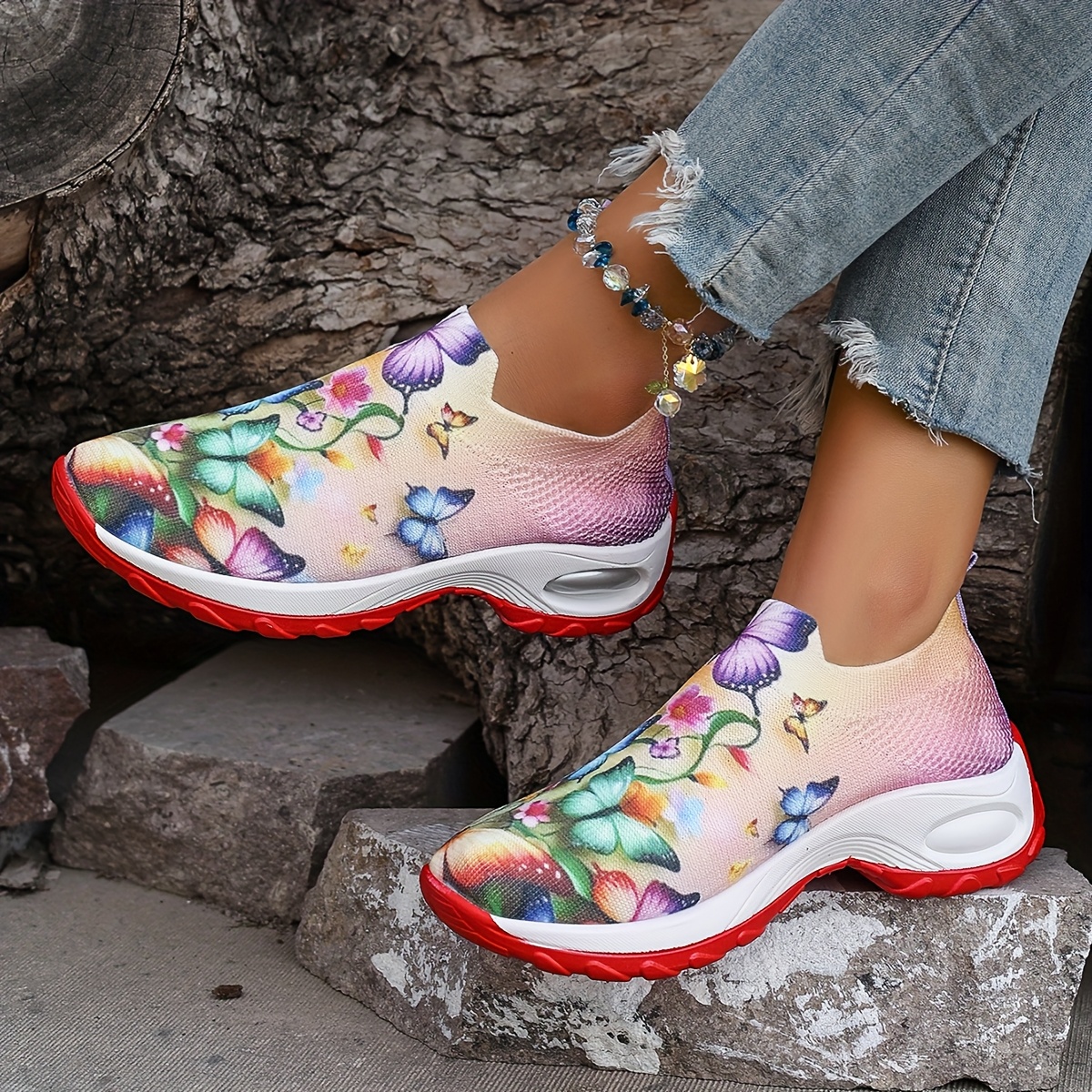 TEMU Women's Athletic Shoes And Camping Footwear
