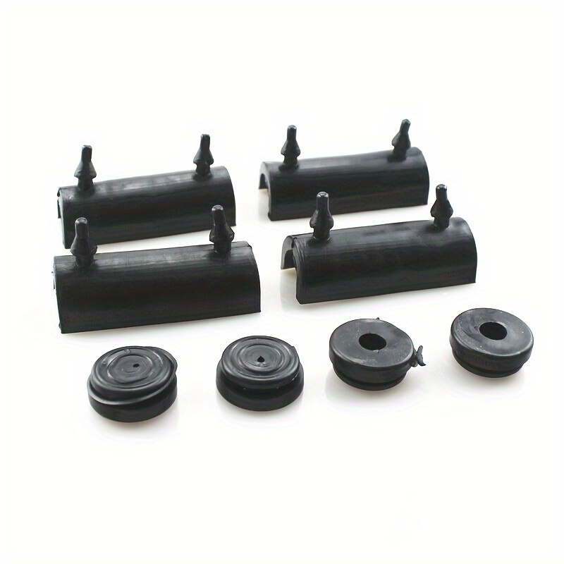 TEMU 4pcs Black Rubber Grommet Support Cushion Hard Saddlebag For Electra Street Road Glide Touring 2014-2018