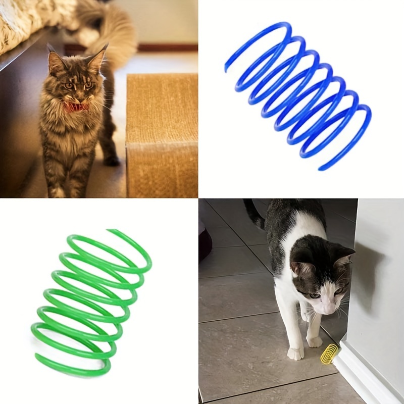 Multicolor Plastic Spring Cat Toys Interactive Coil Spiral Temu Germany