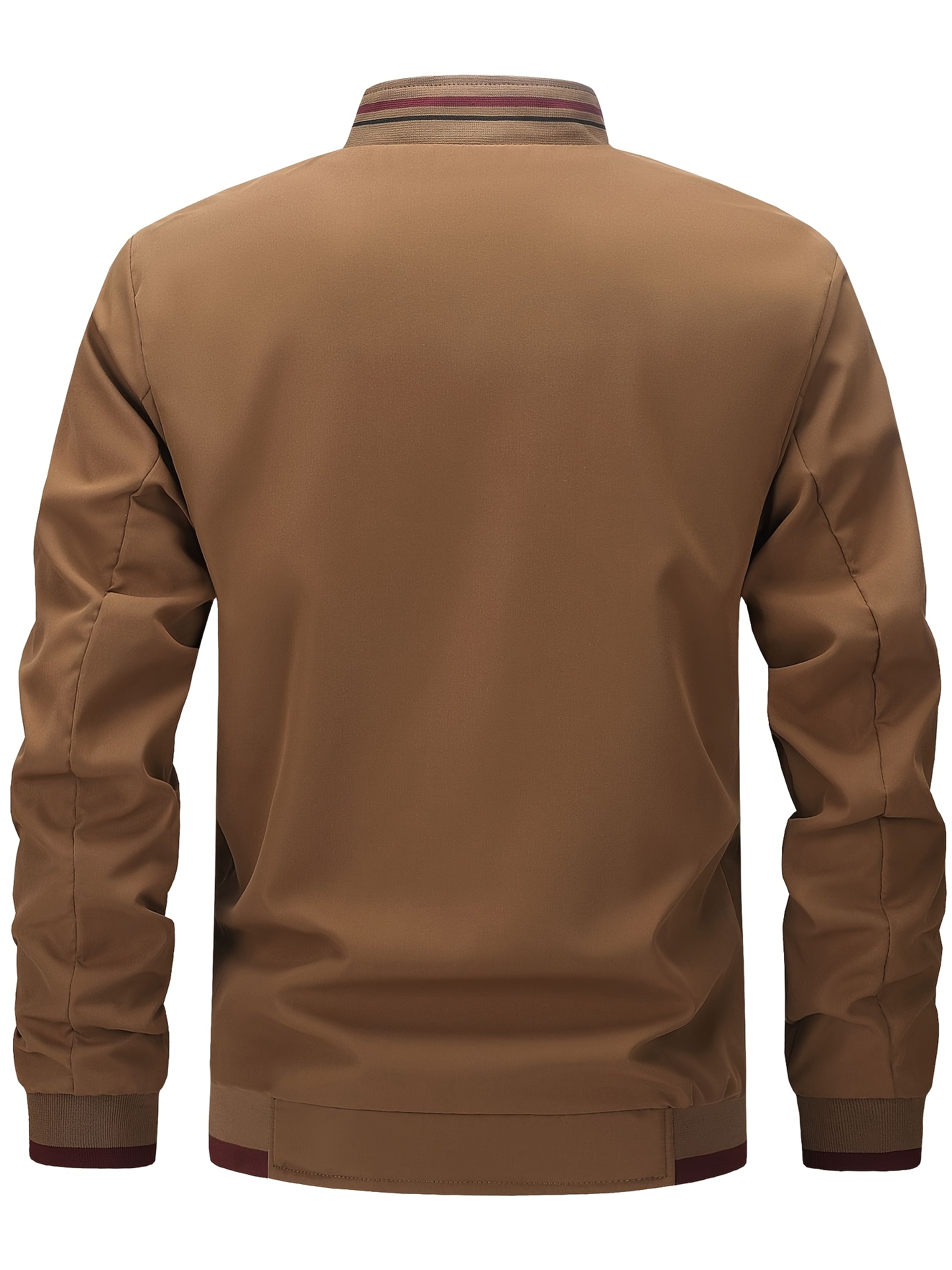 mens reversible stand collar casual fashion zip jacket - Temu