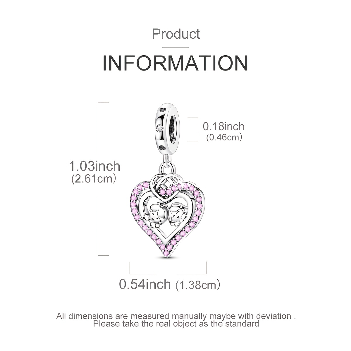 Silvery Charms Beads for Bracelet & Necklace Making