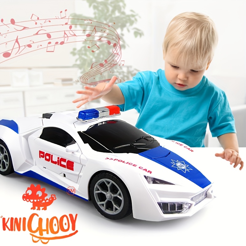 

Kinichooy-toy Car Electric Universal Car Lights Music Robot