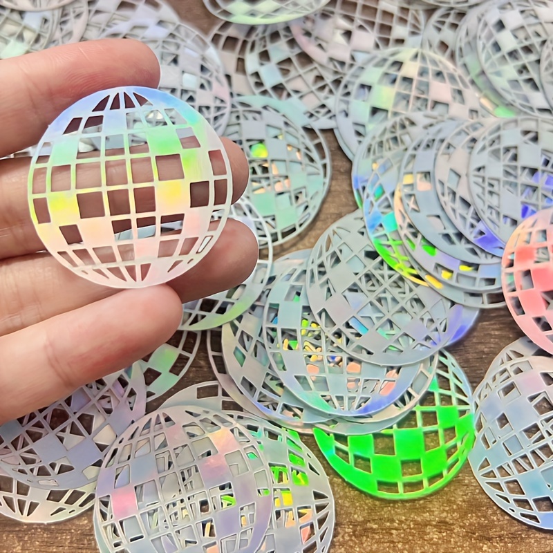 

100pcs Double-sided Disco Ball Style Confetti For Party Throwing Decoration