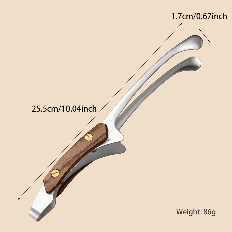 Image of 304 Stainless Steel Food Clip Anti-scalding Barbecue Clip Barbecue Clip