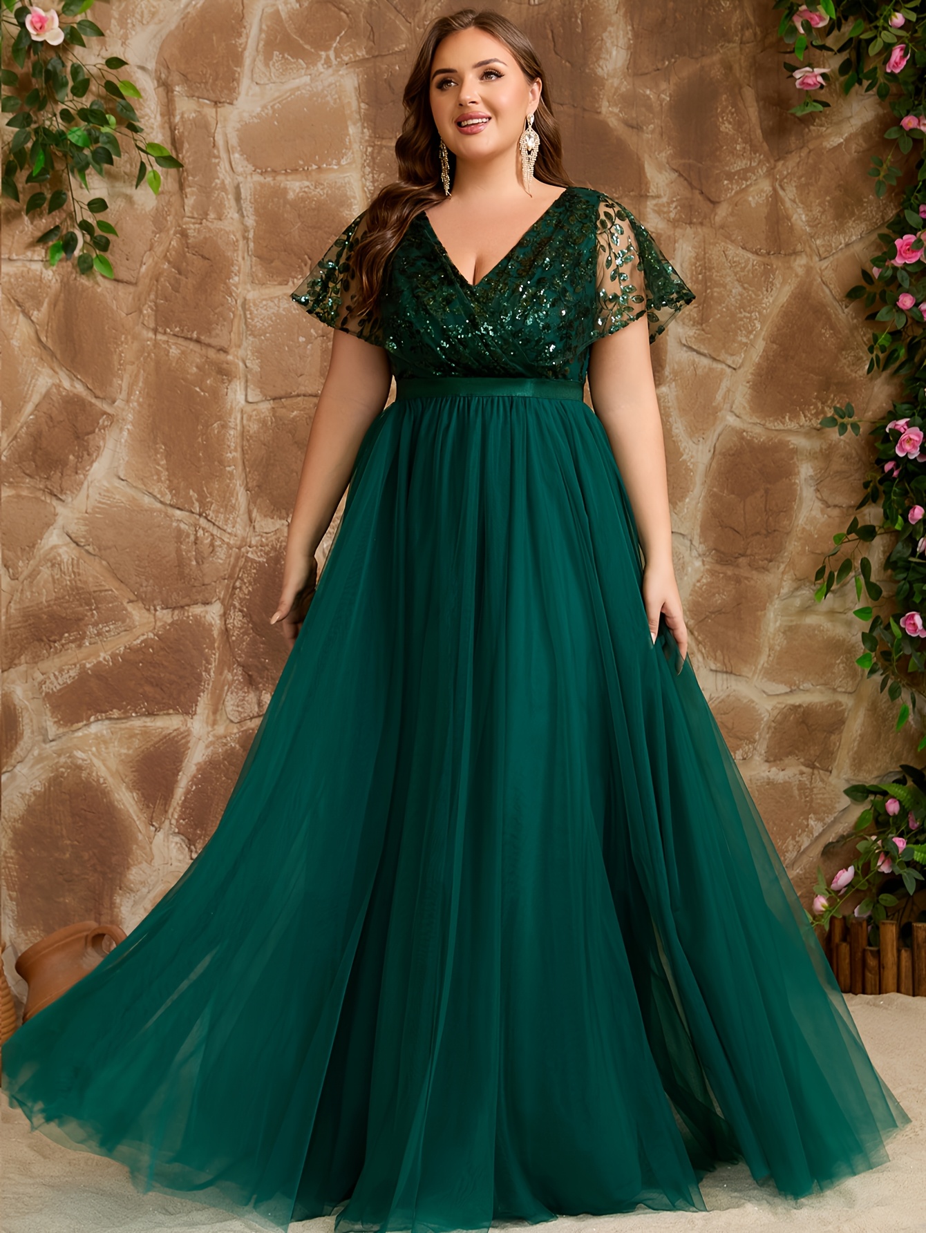 plus size formal dresses new zealand plus size womens plus size v neck sequin evening dress