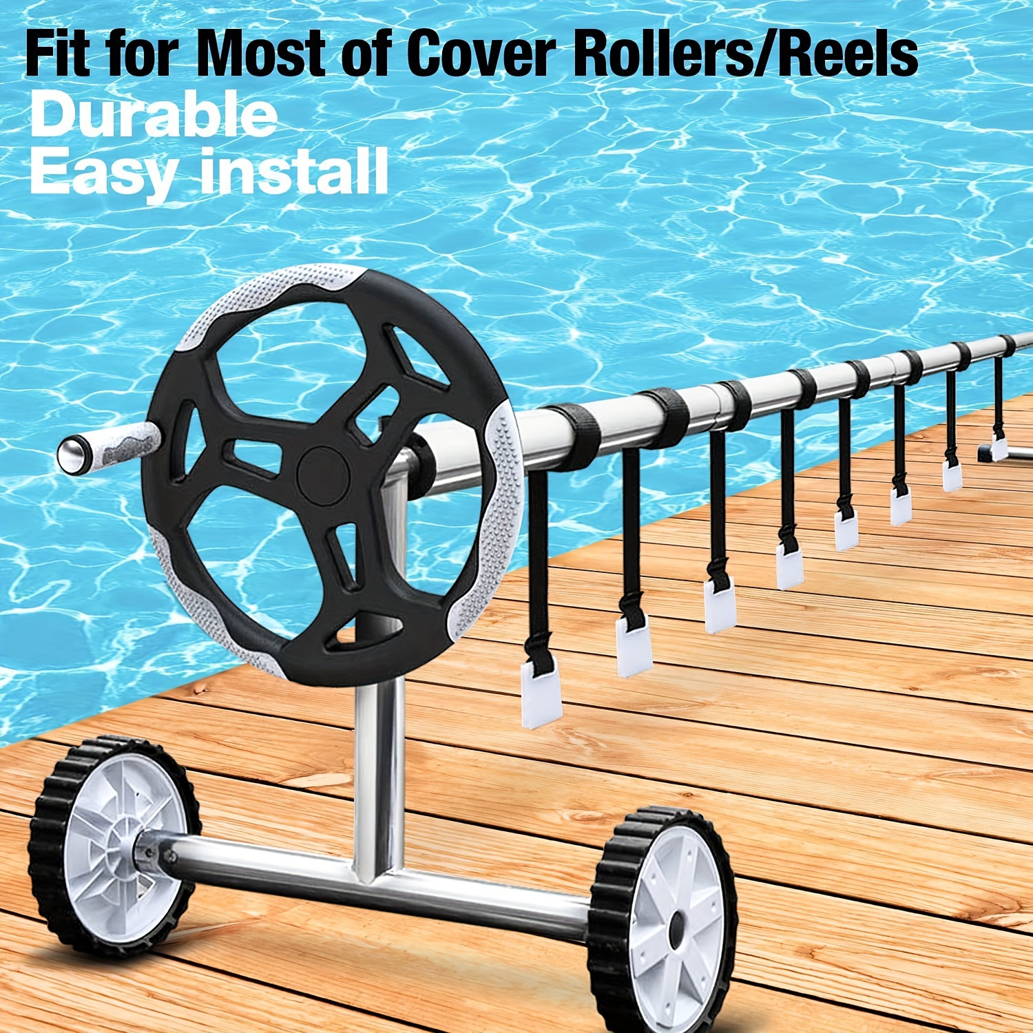 Pool Solar Cover Reel Attachment Kit Universal Swimming Pool - Temu