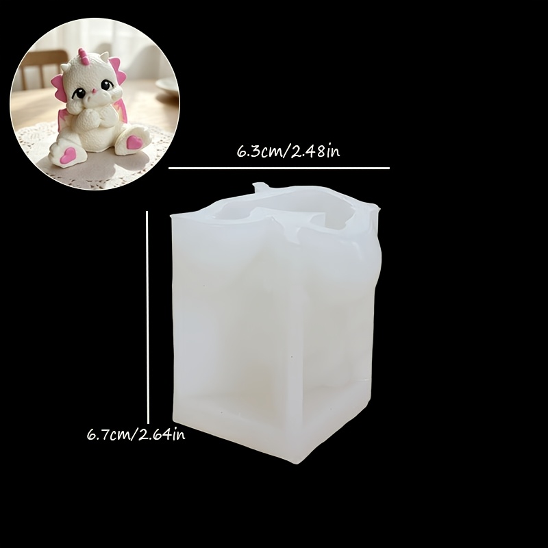 TEMU Resin Silicone Molds, Cute Silicone Mold, Essential For Diy, Plaster, And Wax Candles, 3d Relief Epoxy Resin Mold, For Resin And Plaster Crafts,