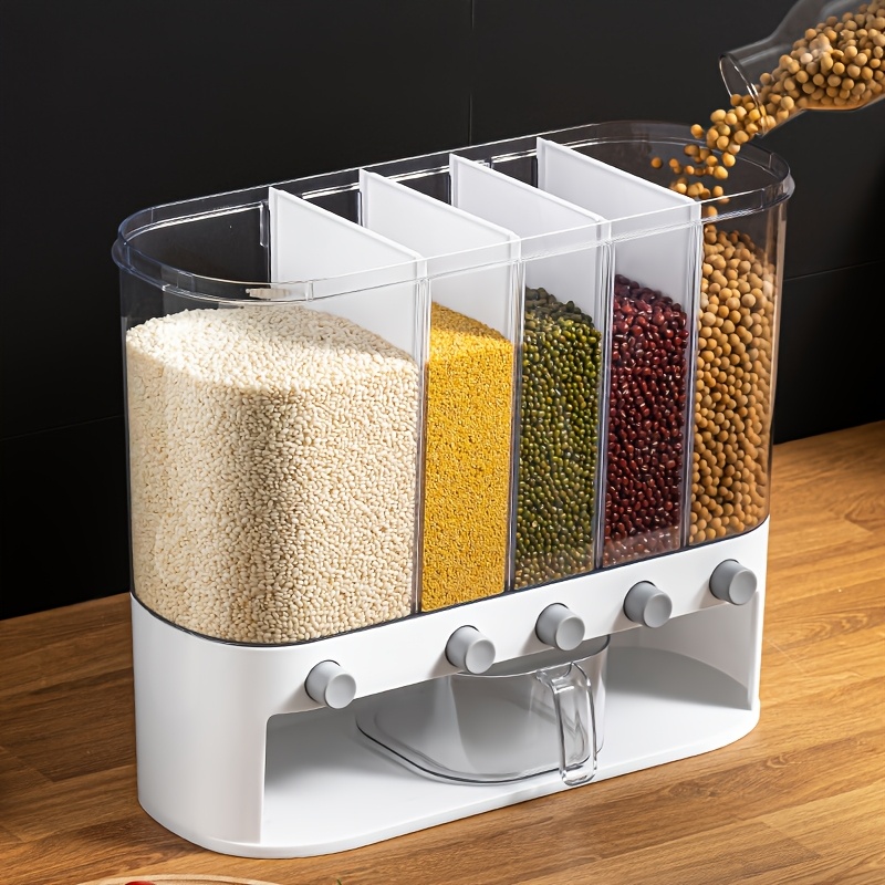 [Ideal Gift] Faridabio 12L (4 Gallons) Kitchen Storage Container - Airtight, Bug-Proof & Moisture-Proof Food Organizer with Transparent Window - Space-Saving Square Bin for Pantry, Cabinet, Countertop - Ideal for Rice, Beans, Pasta, Spices - Perfect Gift for Home Cooks & Professional Kitchens, Modern Kitchenware, Japaneseinspired Design