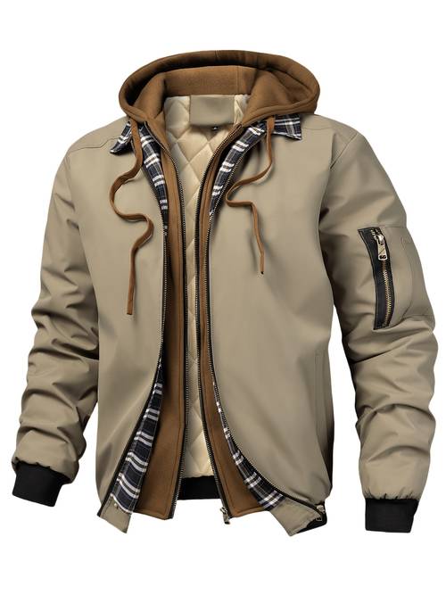 item picture spring autumn mens jacket outerwear hooded cardigan sports casual preppy fashion